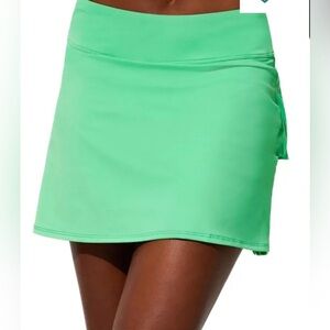 EleVen by Venus Williams Women's Charm Tennis Skirt in Green Apple Sz S